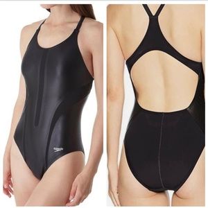 Speedo Black Women's One Piece Swimsuit